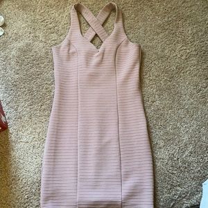 Blush bandage dress